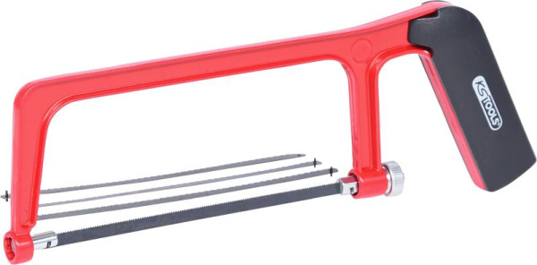 KS Tools petit arc de scie à main rouge, 150 mm, 907.2130