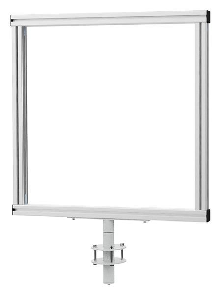 Bedrunka+Hirth cadre rotatif vide, à fixer sur le plan de travail, dimensions en mm (LxPxH) : 700 x 700 x 40, 07.98.8020