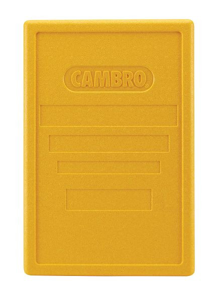 Couvercle de peinture à chargement par le haut Cambro Cam GoBox, jaune (chacun), EPP3253LID361