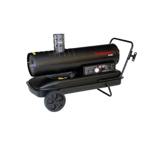 Chauffage fioul/diesel ELMAG avec extracteur de cheminée, TURBOHEAT ODK 22, 33230