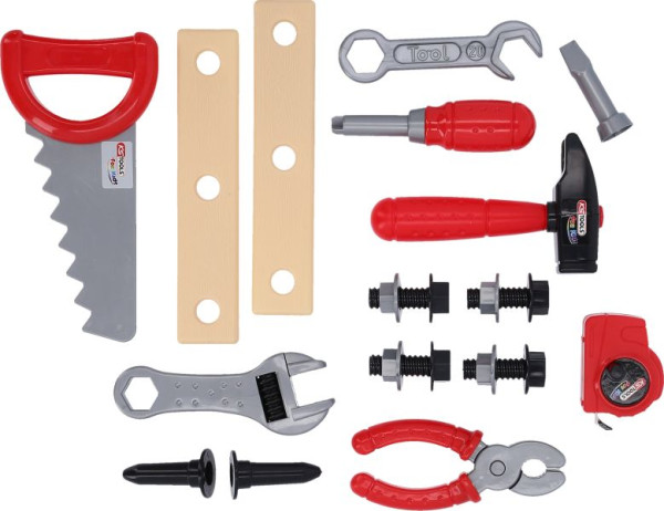 Ensemble d'outils pour enfants KS Tools avec mallette à outils, 21 pièces, 100203