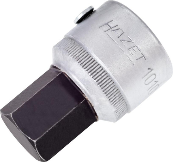 Douille de tournevis Hazet, carré creux 20 mm (3/4 pouce), profil de douille hexagonale, 22 mm, 1010-22