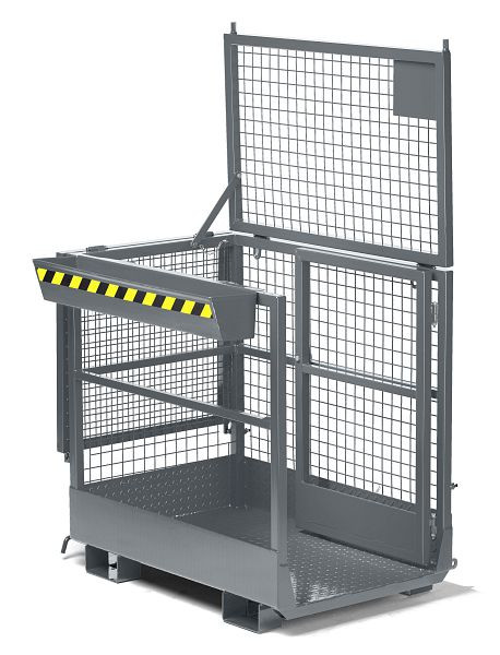 Nacelle de travail RR Industrietechnik type RAK-Duo RAL 7005, 100800231