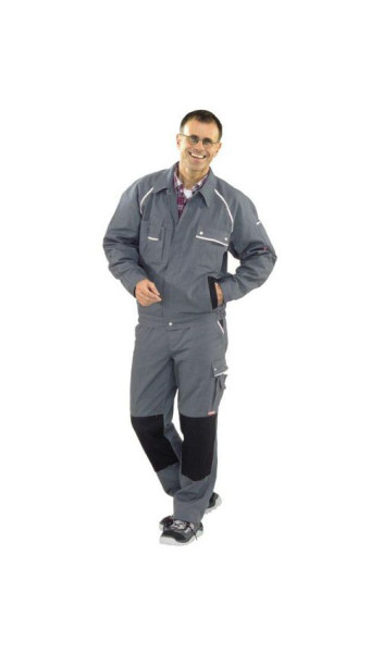 Veste ceinture Planam Canvas 320, gris/noir, taille 24, 2113024