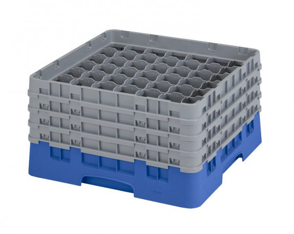 Panier de lavage Cambro 49 compartiments Camrack® 21,5 cm bleu, lot de 2, 49S800168