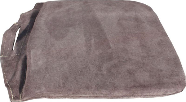 Coussin de soudage ELMAG croûte de cuir chromé, environ 40x40x4 cm, 55260