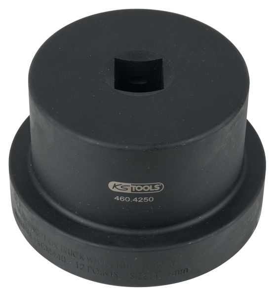 KS Tools Clé à écrous d'essieu 1" avec collier de guidage, 12 pans, 110 mm, 460.4250