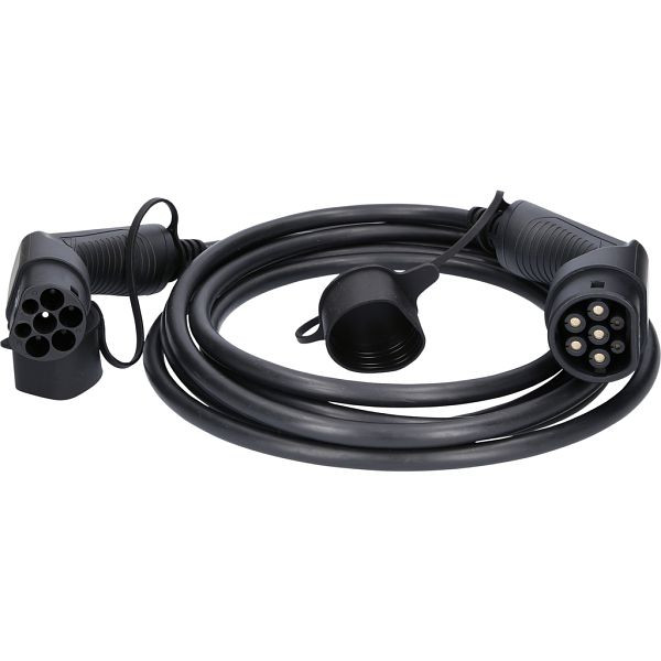 Câble de charge KS Tools, droit, type 2 / type 2, 11 kw, 400 v, 16 a, 5 mètres, 117.7170