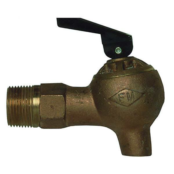 Robinets de sécurité Justrite 850, 10,2 cm x 8,9 cm, JDR08540BS