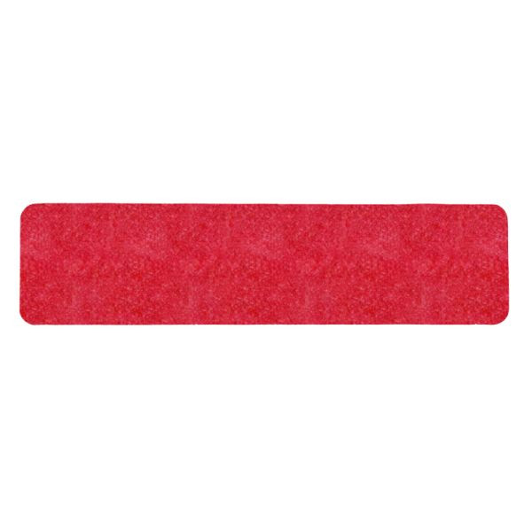 m2 revêtement antidérapant universel bandes rouges simples 150x610mm, UE: 10 pièces, M1RV101501