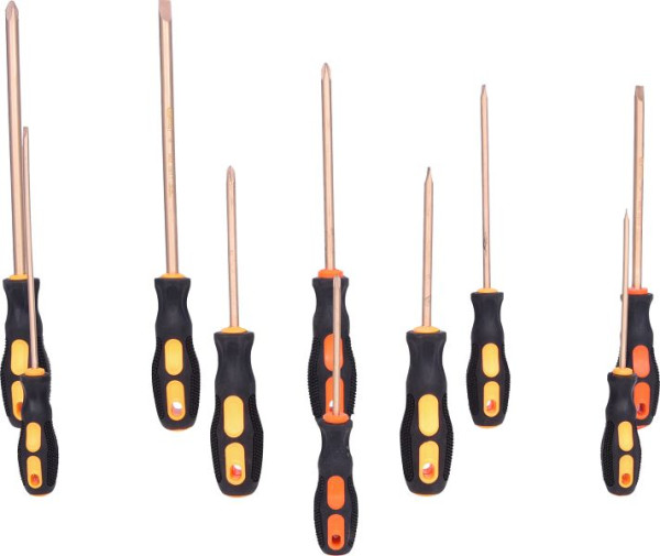 KS Tools BERYLLIUMplus jeu de tournevis, 10 pièces, 962.0807