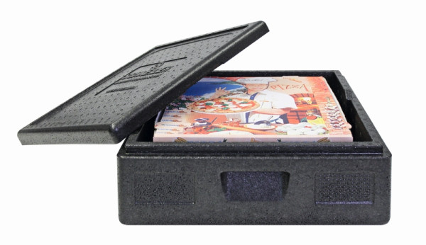 Schneider TOP-BOX Pizza petite, 12 litres, dimensions extérieures : 410 x 410 x 165 mm, dimensions intérieures : 350 x 350 x 100 mm, 650165