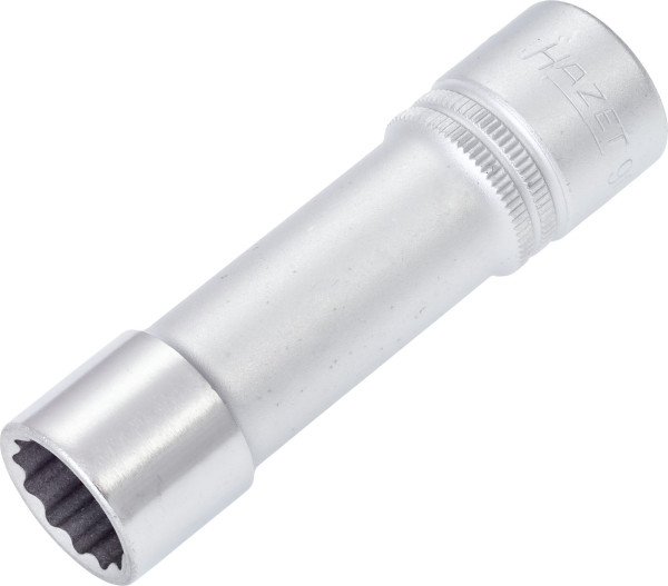 Douille Hazet, Bi-Hex, carré creux 12,5 mm (1/2 pouce), 16 mm, type long avec moletage, 900TZ-16