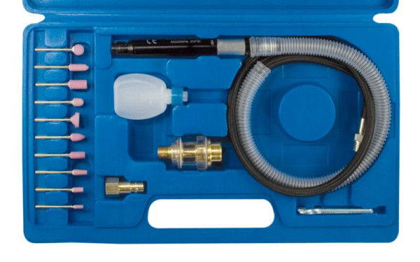 Meuleuse droite à air comprimé en acier SW, 1/4", 17 pièces, S3263