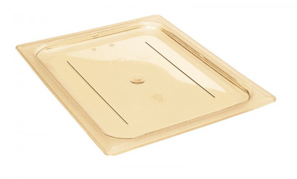 Couvercle de gril Cambro 1/2 H-Pan® ambre plat, VE: 6 pièces, 20HPC150