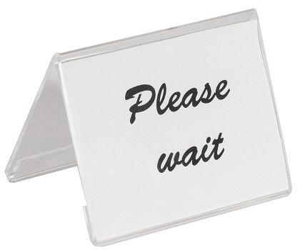 Support acrylique Contacto 10,5 x 8 cm pour cartes au format DIN A7, 6784/105