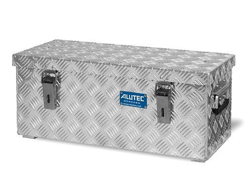Boîte de transport DENIOS en tôle striée en aluminium, volume de 37 litres, 254-868
