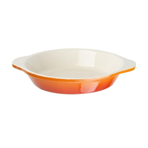 Vogue plat de cuisson rond en fonte orange, GH316