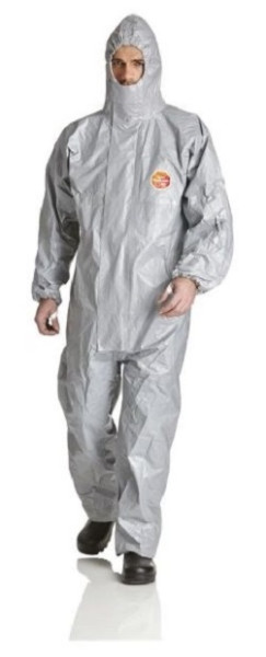 Combinaison Tychem 6000F, capuche, fermeture éclair, taille 2XL, UE : 25 pièces, TYF-2XL