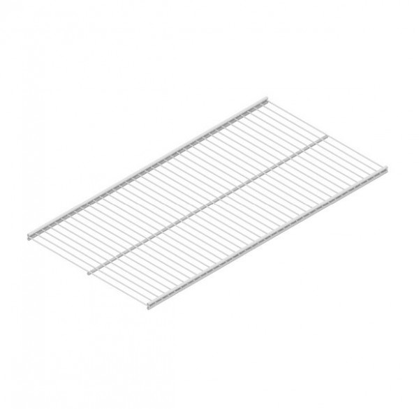 Système d'éléments TWIN WIRE FLOOR, 600x400 mm, BLANC, UE: 8 pièces, 10718-00015