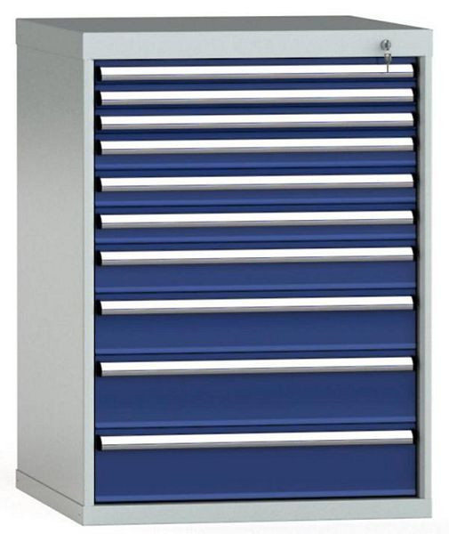 Armoire à tiroirs KLW 1000 x 725 x 750 mm H x L x P, dimensions d'installation : 900 mm, division : 36x36 unités, SGB1000-10EP-001