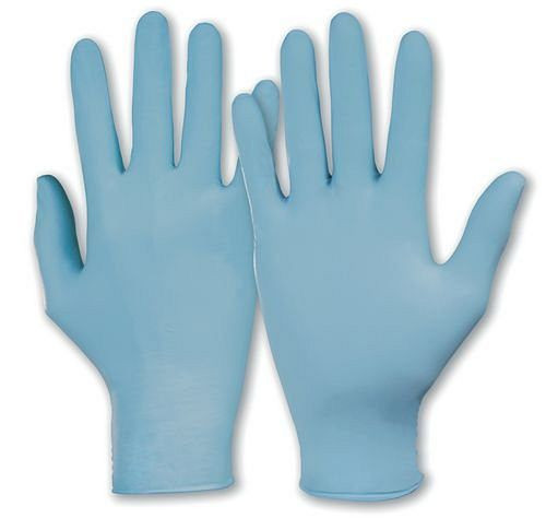 Gants jetables KCL Dermatril en nitrile, catégorie III, longueur 28 cm, taille. 9, unité centrale : 25 paires, 158-242