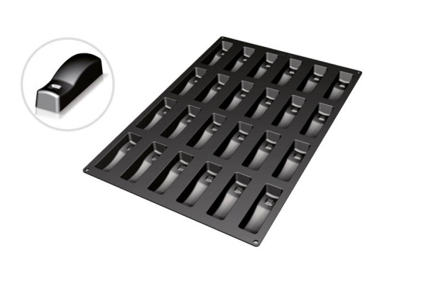 Moule à pâtisserie en silicone Schneider Fantasy 8, 40x 60 cm, dimensions 120 x 36 mm, hauteur 33 mm, 115324
