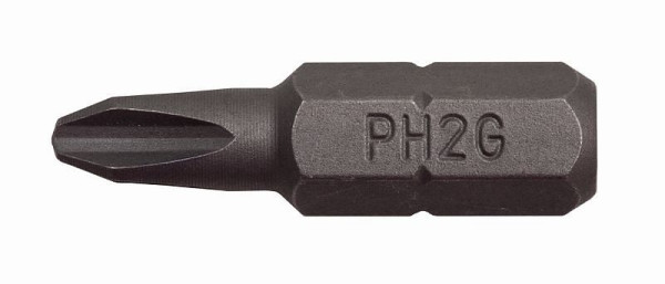Embouts Bahco 1/4", 25 mm, PH 2, paquet de 3 (pour vis à cloison sèche), 59S/PH2G-3P