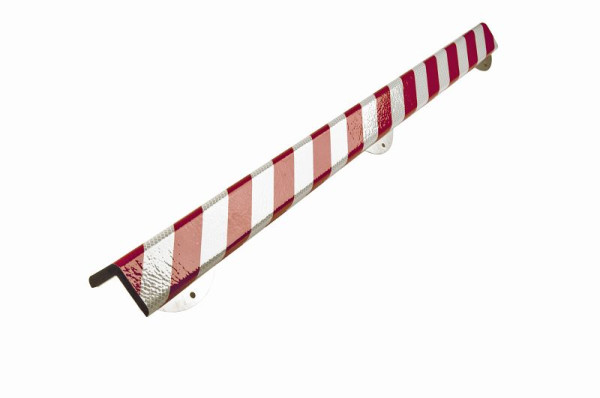 Kit de protection murale Knuffi, type H+, réfléchissant rouge/blanc 1, avec 4 vis, WPHR-17717