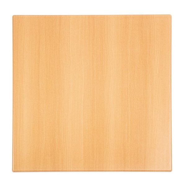 Boléro de table carré en bois de hêtre 70cm, GG638