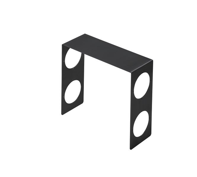 Cadre Lölsberg pour module distributeur de gobelets et/ou couvercles pour construction de comptoir, revêtement par poudre noir, 990 053