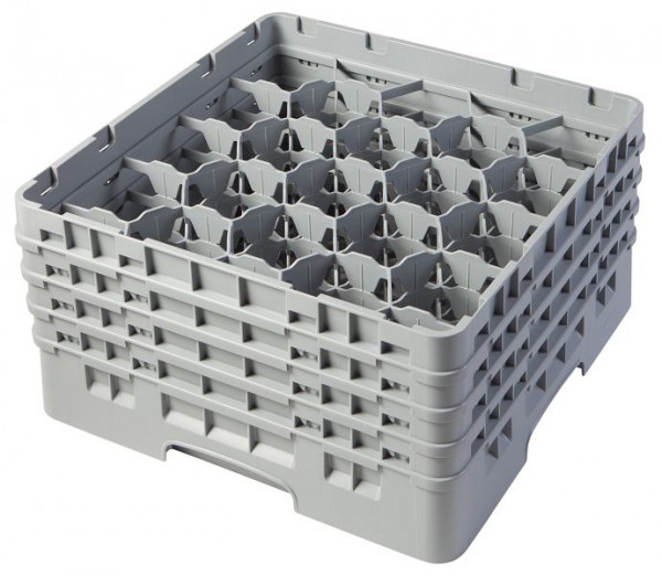 Panier de lavage Cambro 20 compartiments Camrack®, gris doux, 21,5 cm, lot de 2, 20S800151