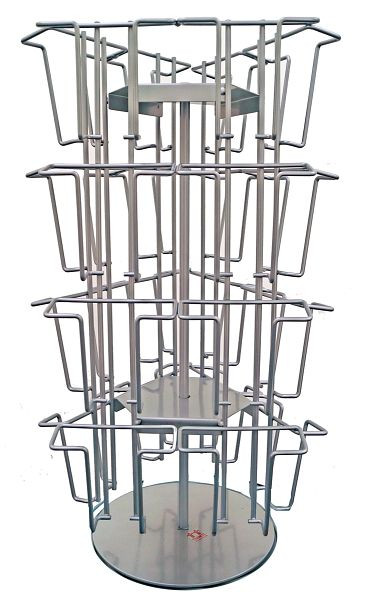 Twinco 5116 TWIN AGENDA support pivotant A6, 24 compartiments, argent, 5116-8