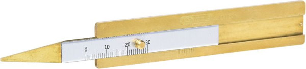 Jauge de profondeur de bande de roulement de pneu KS Tools 0 - 30 mm, 300.0537