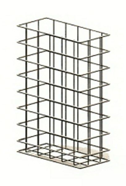 Panier en fil Wagner EWAR 10l gris enduit, 923720