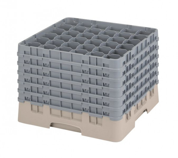 Panier de lavage Cambro 36 compartiments Camrack® 29,8 cm Beige, SU: 2 pièces, 36S1214184