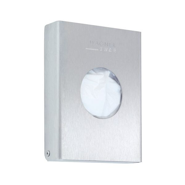 Distributeur de sachets hygiéniques Wagner EWAR WP156, finition satinée, 727500