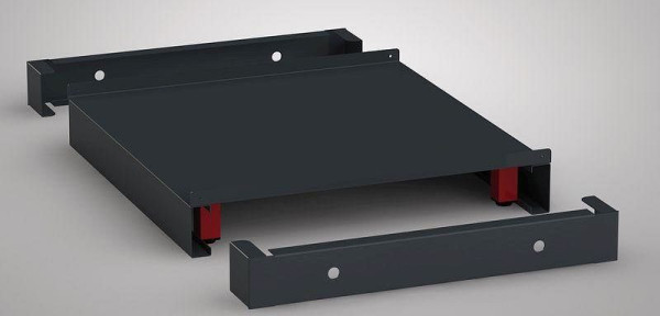 Base de chariot élévateur KLW avec plaque de support pour armoire à tiroirs série SEA (572 x 605 mm), SEA-HSO-V-100