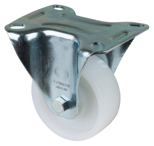 Rouleau de transport BS rollers, rouleau fixe, largeur de roue 30 mm, roue Ø 80 mm, capacité de charge 155 kg, roulement à billes, lot de 2, L410.B15.081