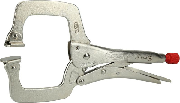 KS Tools Pince à souder, mâchoires de serrage mobiles 0-100 mm, 115.1074