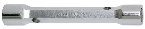 Kraftwerk Clé à douille double droite, construction solide, fabrication CNC avec précision 6 x 7 mm, 2599-0607