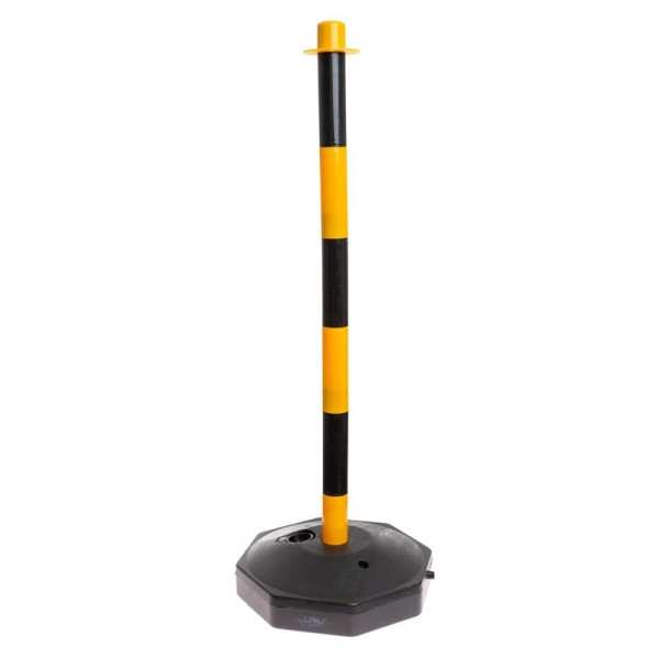 Poteau de chaîne ALLPAX STOPPO, jaune noir, 10014911