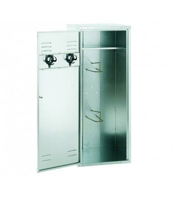 Armoire de sellerie Growi (HxPxL) : 150 x 60 x 60 cm, cadenas, porte-selle, 10050150