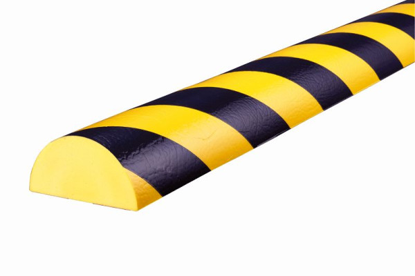 Protection de surface Knuffi, profil d'avertissement et de protection type C+, jaune/noir, 1 mètre, PC-11012