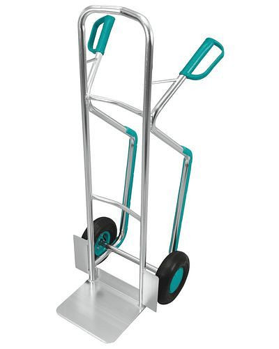 Chariot de transport DENIOS DENIOS classic-line en aluminium, 320 x 250 mm, 200 kg, patins, 258-201