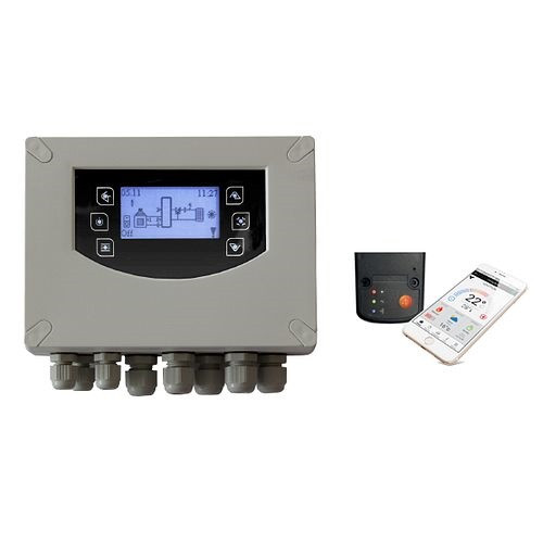 Environ Clima600 inBox Régulation du chauffage en fonction des conditions climatiques avec jeu de capteurs, module WiFi et application, pour schéma système 02, ENPACQ210000007WL-2