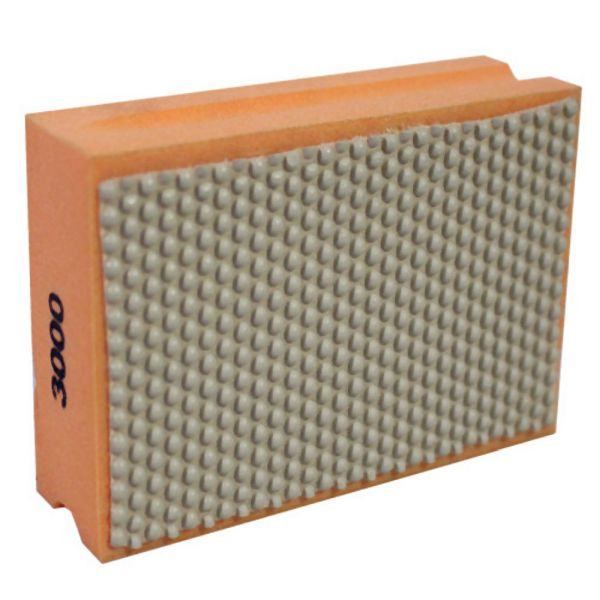 Tampon de polissage manuel Karl Dahm orange, granulométrie 3000, 50466