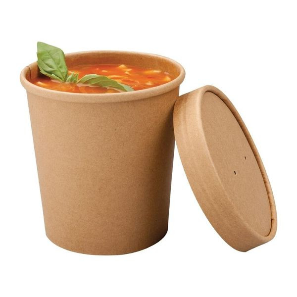 Colpac Tasses à soupe recyclables, allant au micro-ondes 450 ml, UE: 500 pièces, FA370