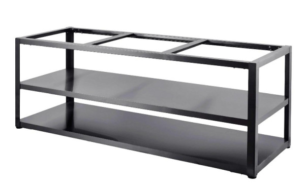 Module de base Myoutdoorkitchen 180 cm, 3 modules, noir, Nordic Line, 7970
