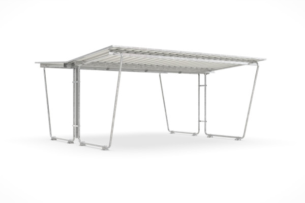 Toiture WSM Siegen S28 galvanisée en kit, 102001559
